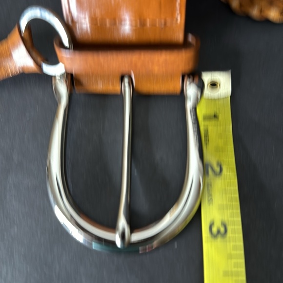 Micheal Kors Brown Woven Charm Belt - Picture 10 of 16